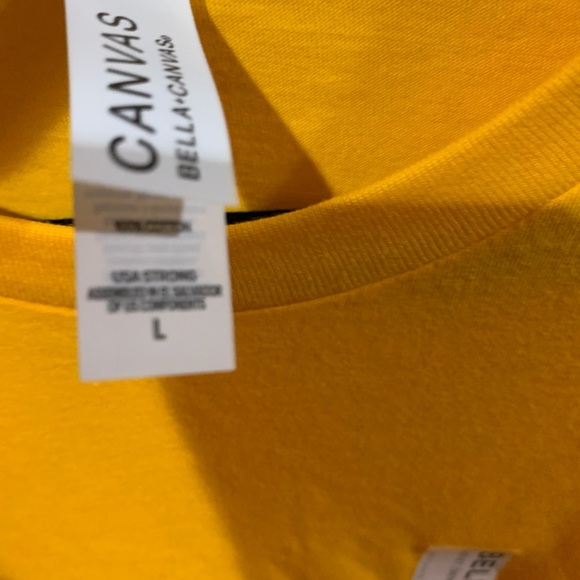 5 yellow tees assorted sizes new - Picture 5 of 6